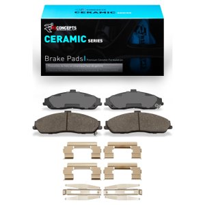 Chevrolet Corvette Brake Pads - Front - R1 Concepts - Ceramic - `97-`13